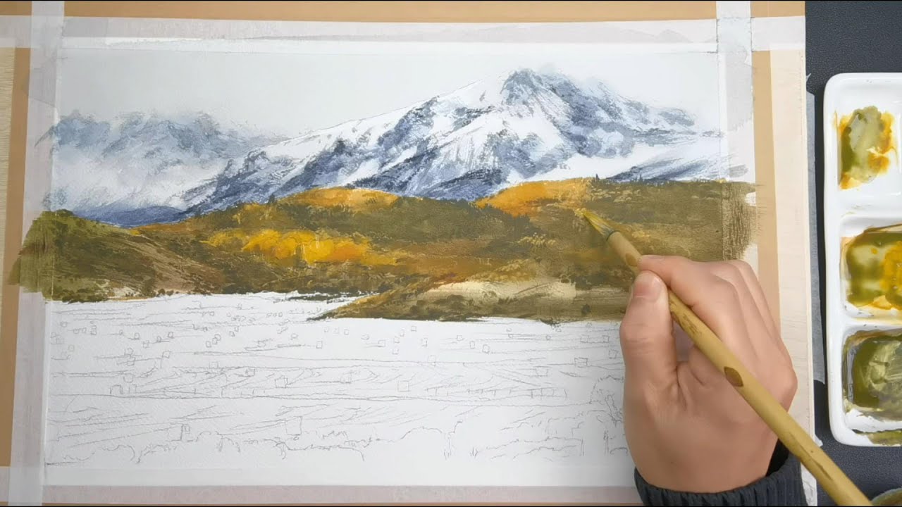 东方水墨 × 西洋水彩｜Oriental Ink Art & Western Watercolor Fusion Guide