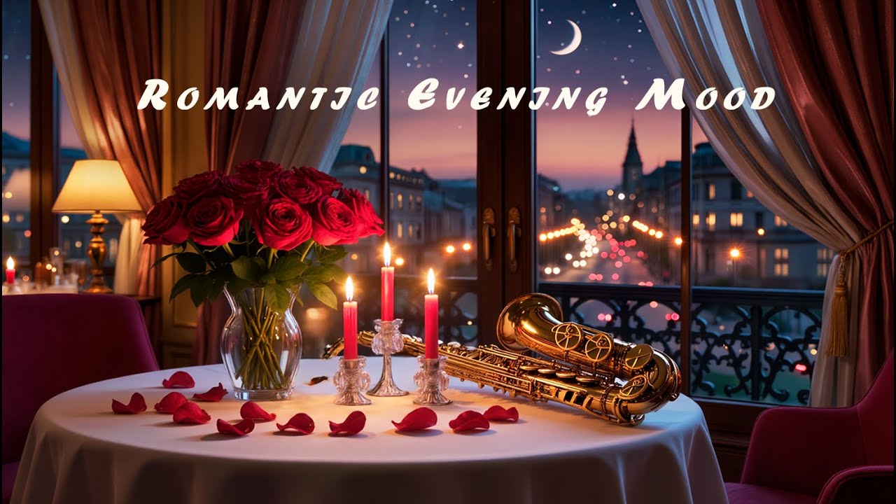 Romantic Saxophone & Piano | Cozy Restaurant Evening Music