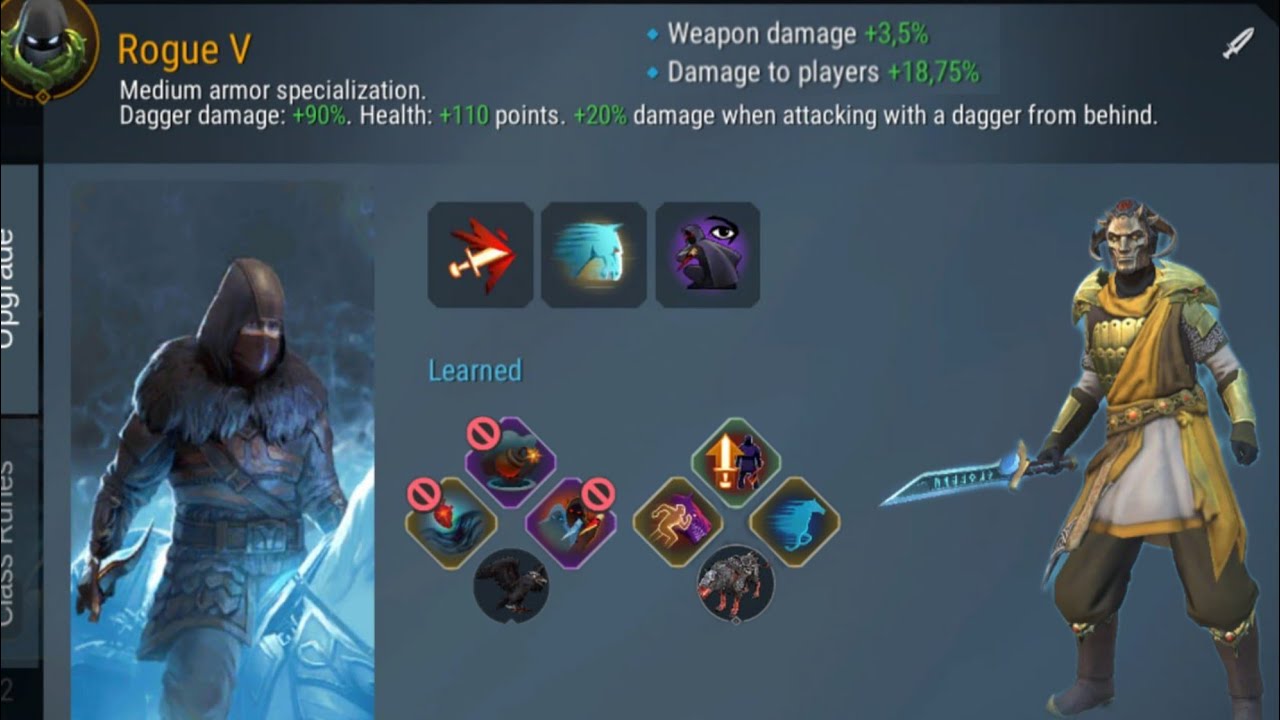 Frostborn pvp: 18/35 Rogue V in the realities of Frostborn.