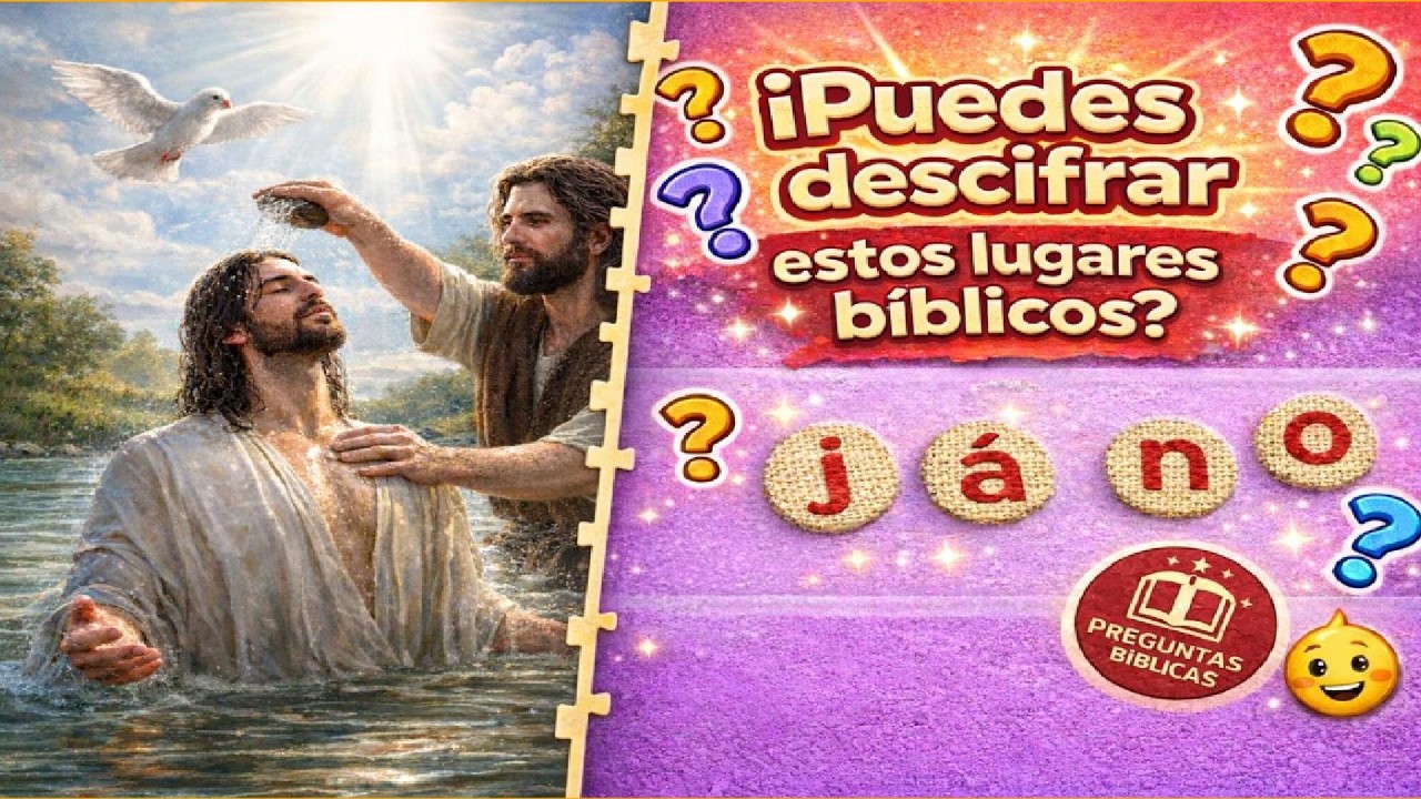 ¿Puedes descifrar estos lugares bíblicos? | Preguntas Bíblicas