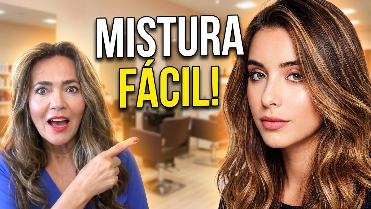 DESCUBRA A COLORA&Ccedil;&Atilde;O Usada No Cabelo MORENA ILUMINADA