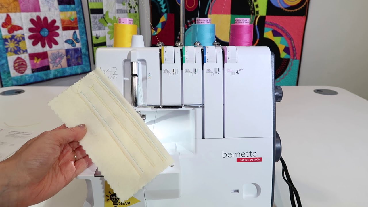 bernette Funlock b42 Coverstitch 22 Chain Stitch