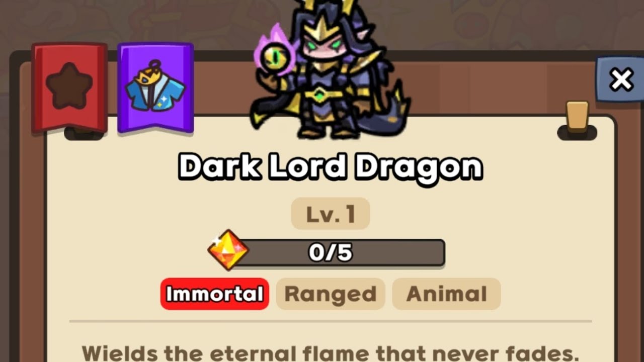 Testing Level 1 Immortal Dark Lord Dragon gameplay just released (whats the luck Lucky Defense)