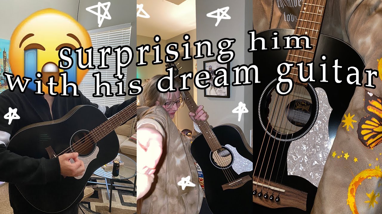SURPRISING BOYFRIEND WITH DREAM GUITAR *emotional*