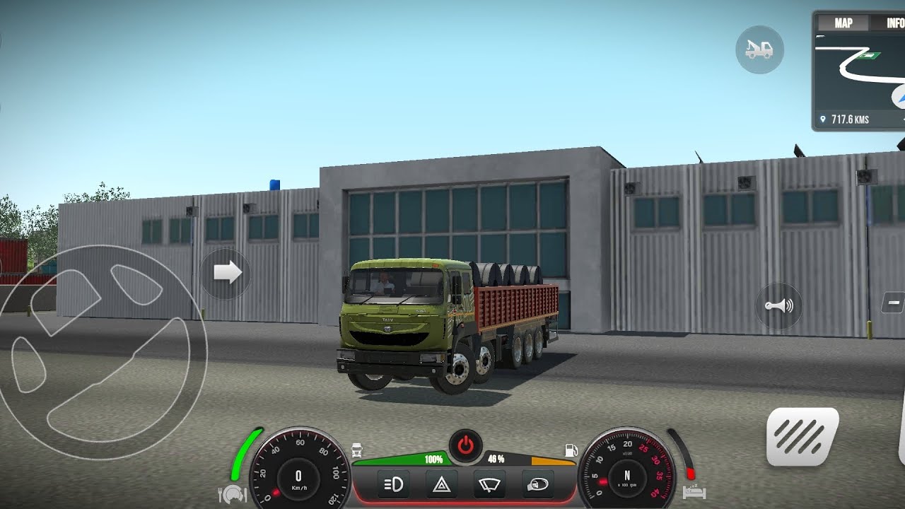 Driving Over Load Truck In Game 🔥#jcb #truck #dumper #4x4 #driving #offroad 