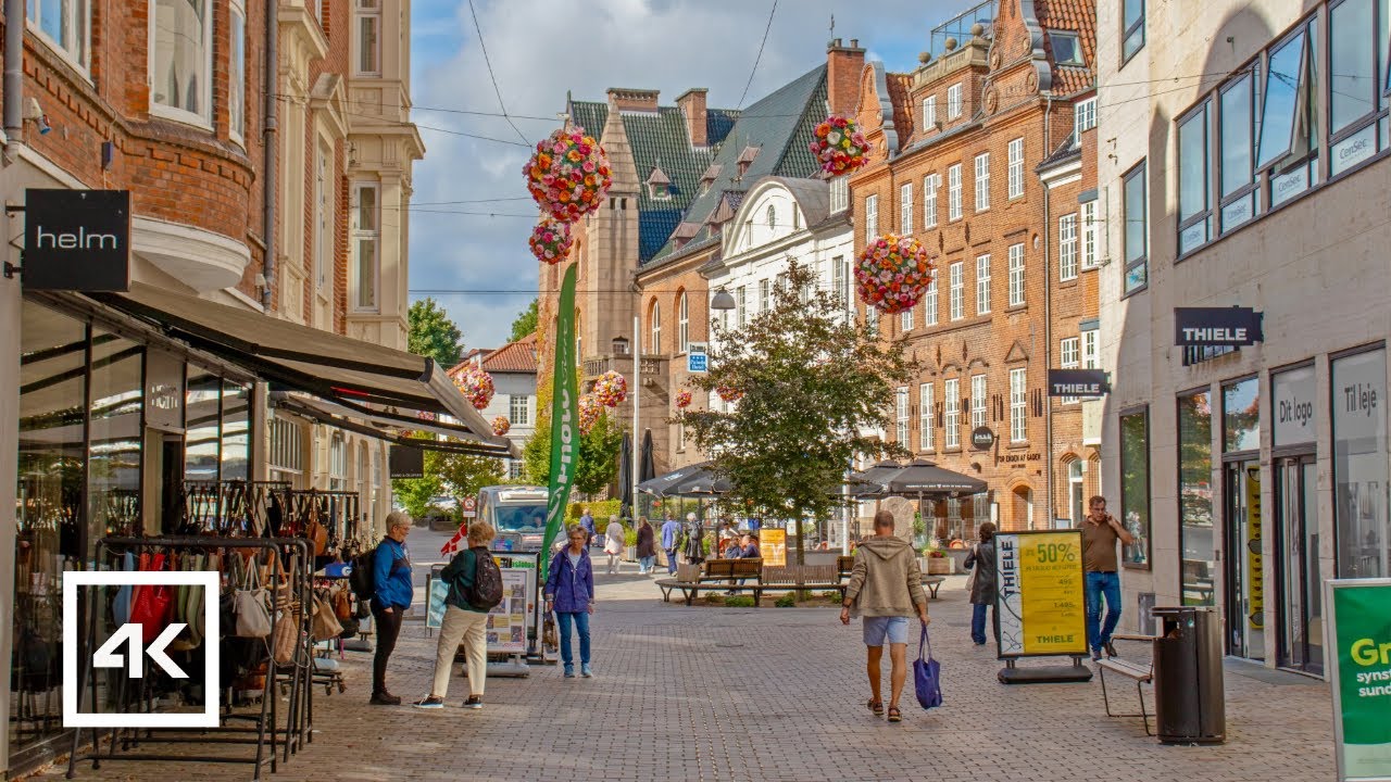 🇩🇰 Viborg, Denmark - 4K Walking Tour - Sep 2024