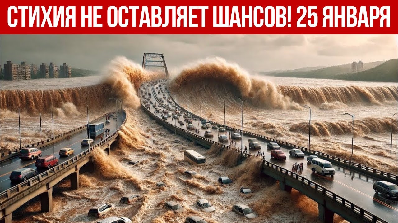 Новости Сегодня 25.01.2026 - Катаклизмы за сегодня, ЧП, События дня | Россия  Индия Европа США Китай
