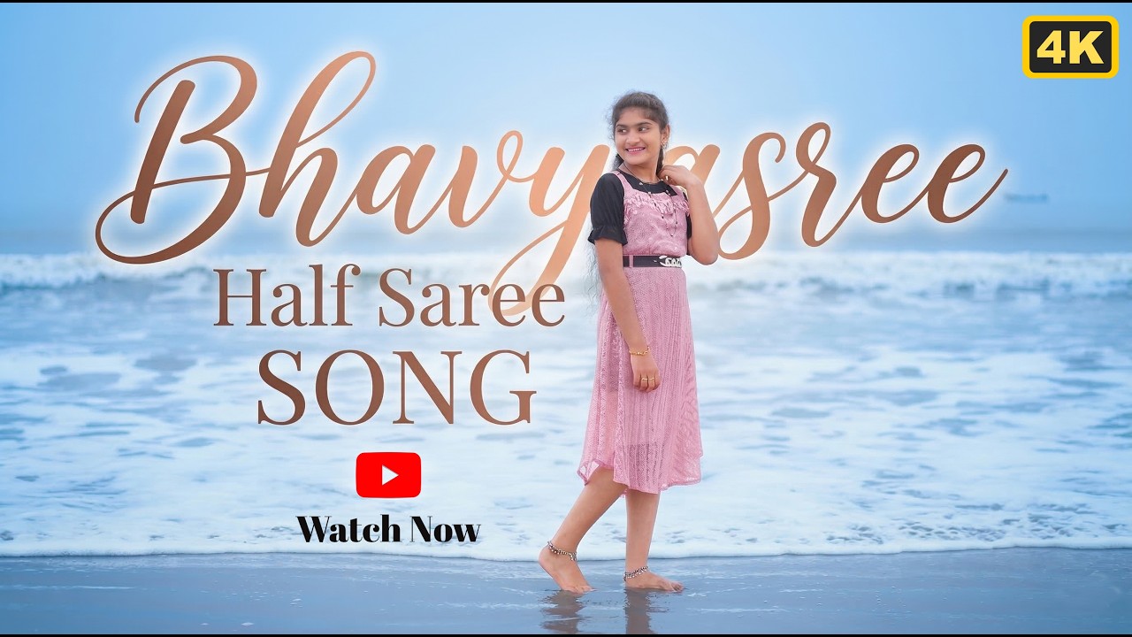 Bhavya Sree in Half Saree | Traditional Telugu Style ✨ 4K || SVG Photography || Palike Gorinka