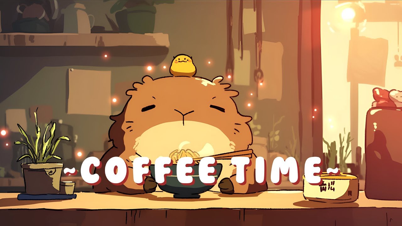 Capybara Lofi Collection - Ambient Study Beats Mix ~ Sweet Dreams ~ 🌸 ☕