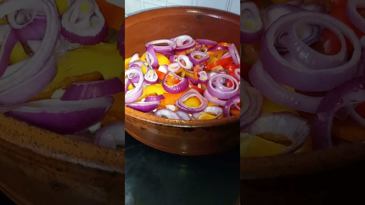 Κλέφτικο με λαχανικά στη γάστρα