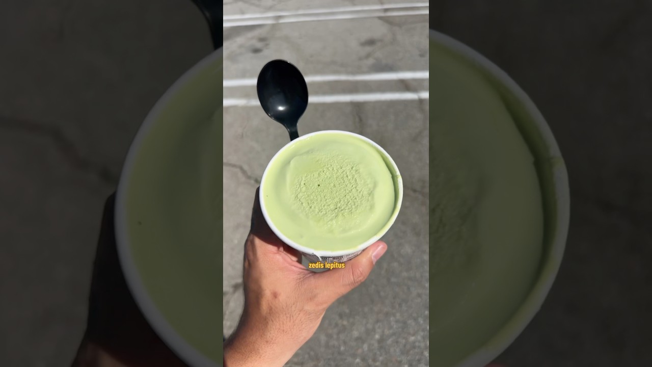 Trying H&auml;agen-Dazs Matcha Ice-Cream!