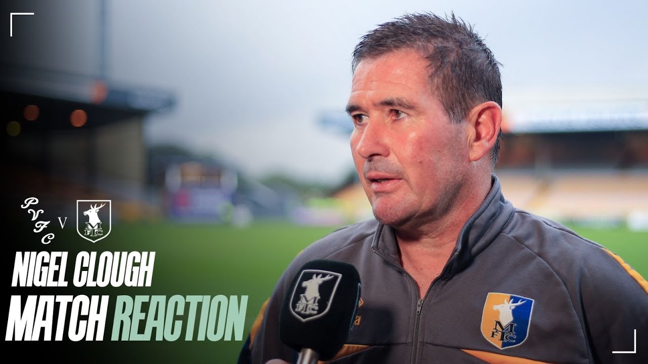Nigel Clough post-match interview 🗣️ | Vale 2-1 Stags