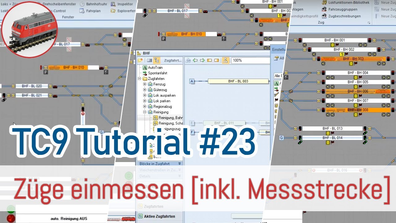 TrainController 9, Tutorial #23 - Züge einmessen [inkl. Messstrecke]