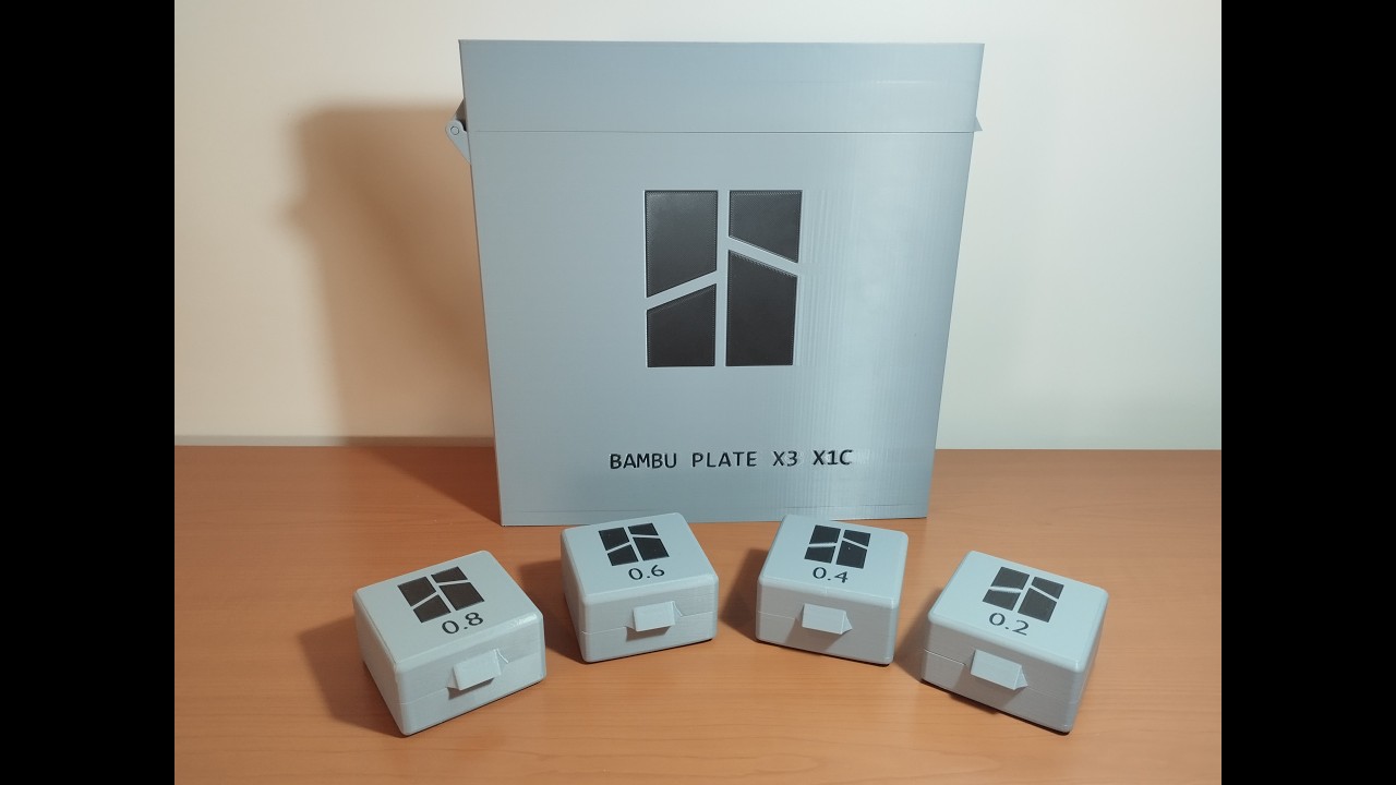 Cajas para boquillas y bandejas Bambu Lab X1C impresas en 3D #impresion3d #modelo3d