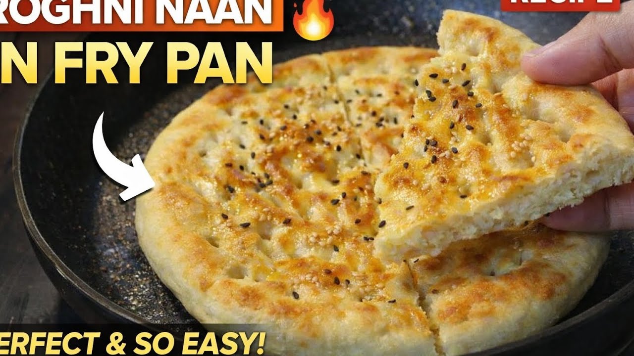 Rogni naan...soft and buttery.. without tandoor and oven