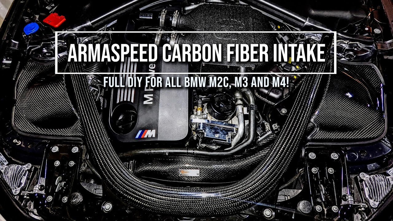 Easy install of the impressive Armaspeed Carbon Fiber Cold Air intake system - BMW M2C, M3 and M4!