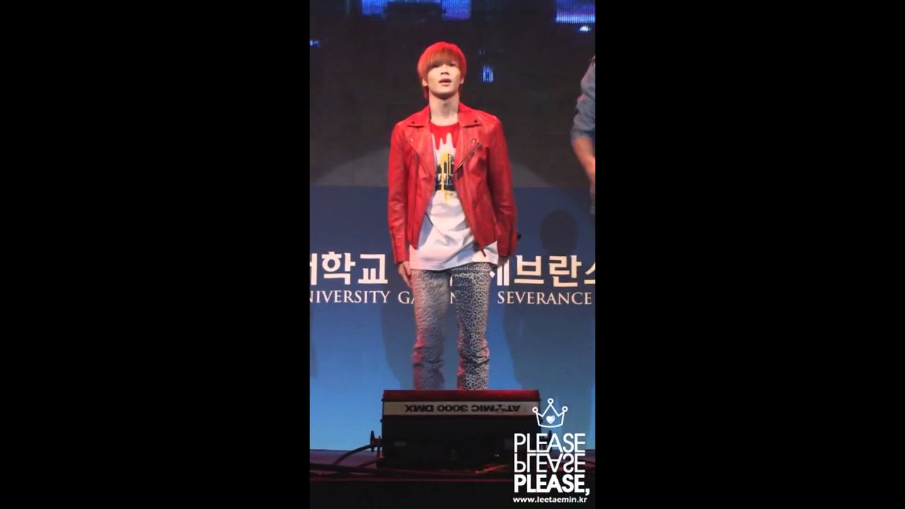 [full fancam] 110428 SHINee Taemin - Replay remix @ Severance Hospital Love Concert