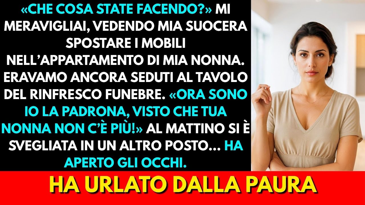 Adesso Sono La Padrona, Visto Che Tua Nonna Non C'è Più!» disse la suocera a casa di mia nonna.