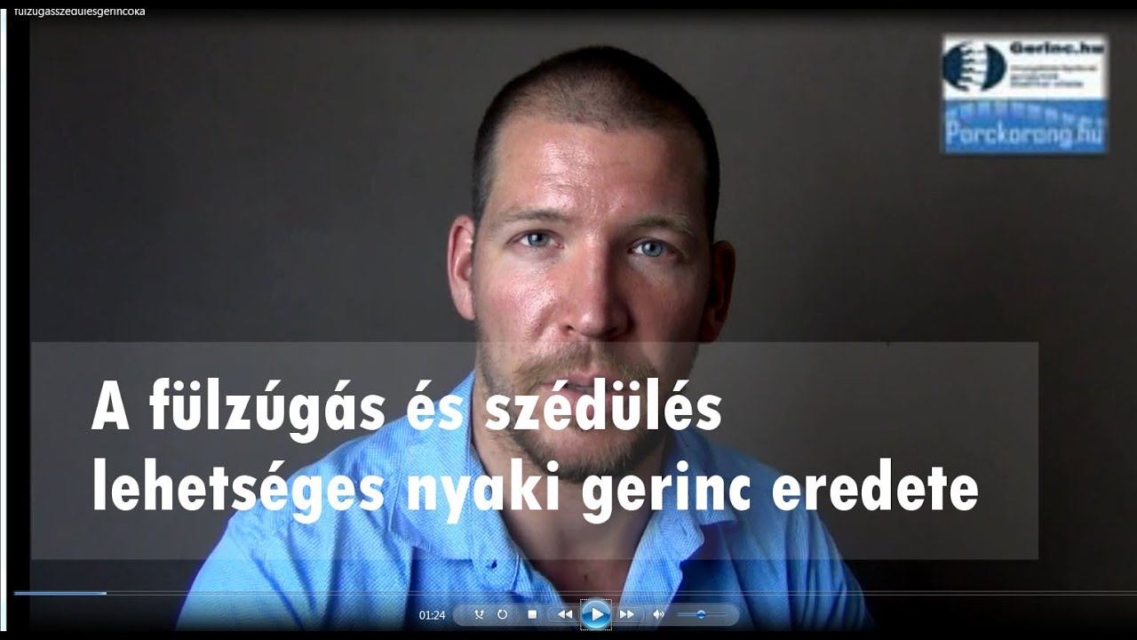 Fülzúgás / szédülés / egyensúlyproblémák nyaki gerinc eredete