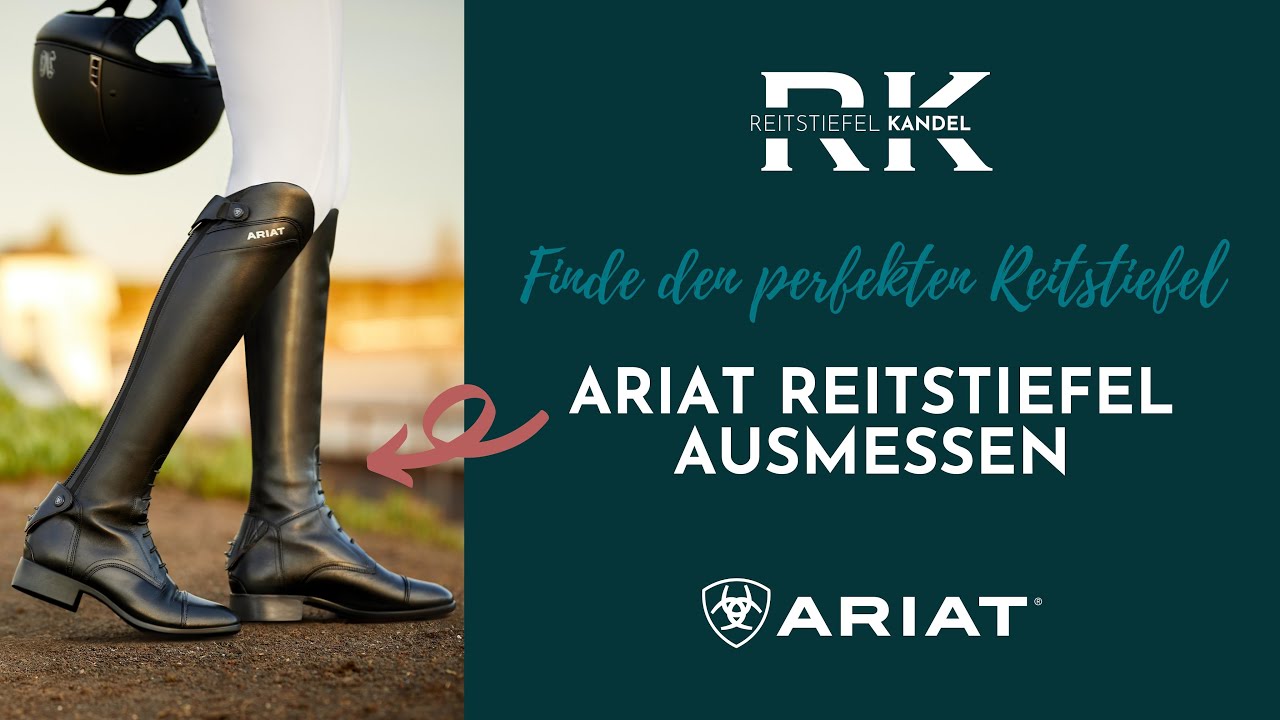 RICHTIGE STIEFELGRÖSSE MESSEN für Ariat Reistiefel