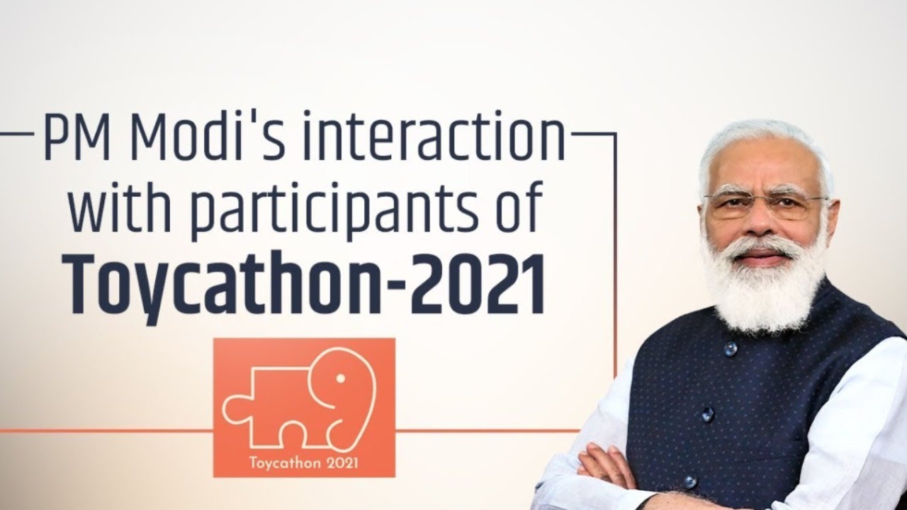 PM Narendra Modi's interaction with participants of Toycathon-2021