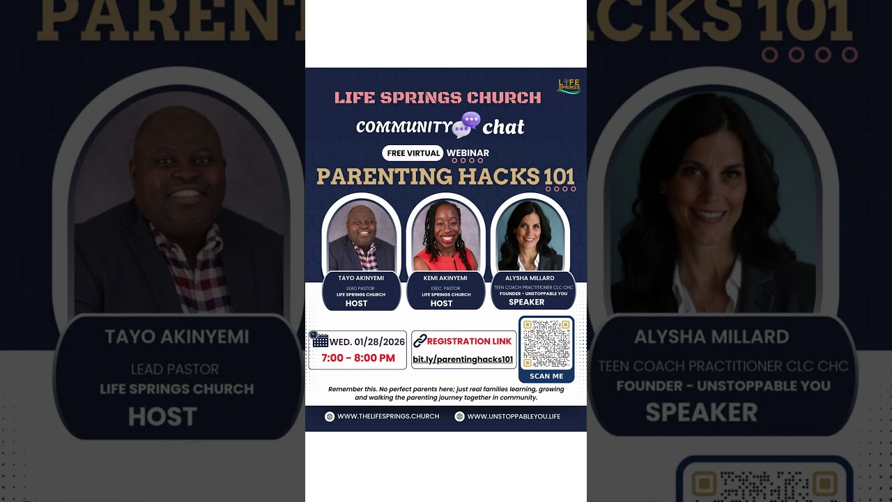 Parenting Hacks 101|| Virtual Community Chat || 