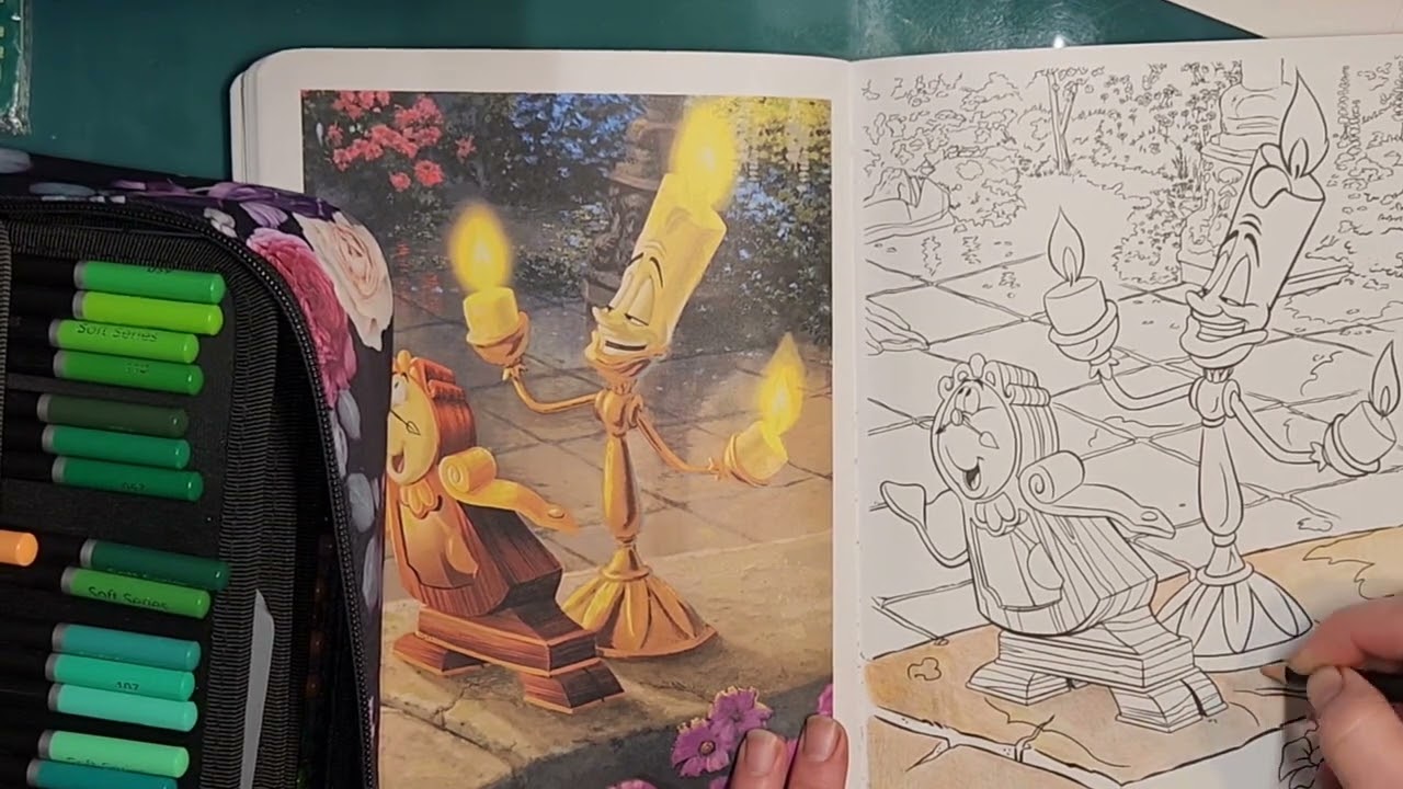 Part 2 Thomas Kinkade Disney page; Beauty and the Beast.