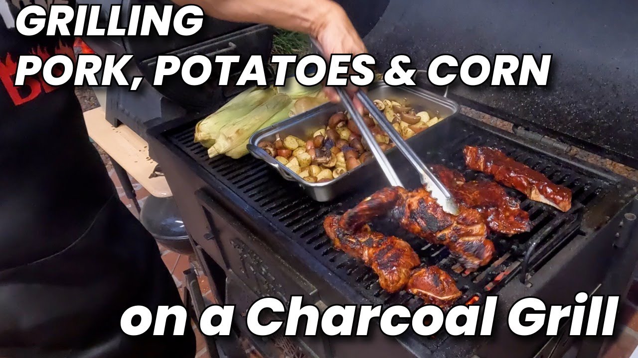 Grilling Pork, Potatoes & Corn | Oklahoma Joe's Judge Charcoal Grill