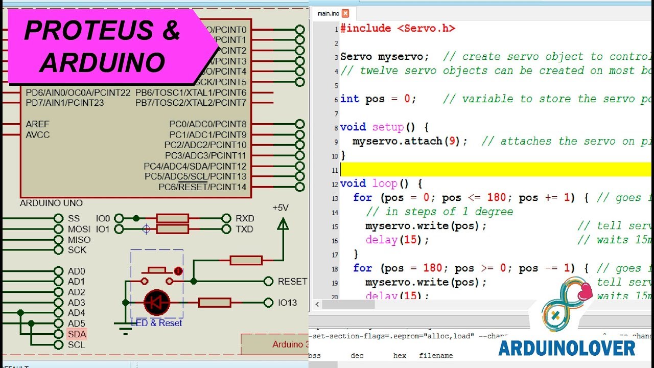 Simulador Arduino - Proteus VSM - Proteus IDE