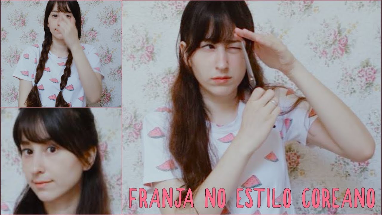 COMO CORTO MINHA FRANJA INSPIRADA NO ESTILO COREANO | Patty Simões