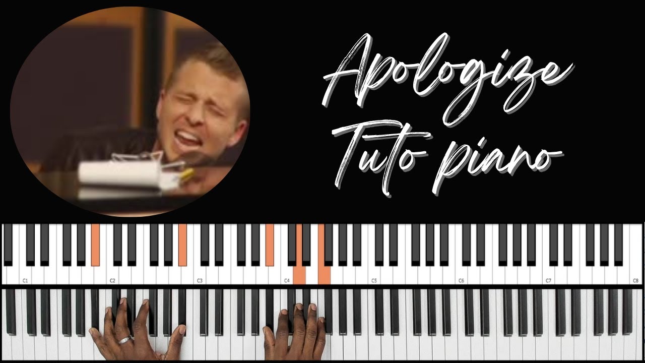 Timbaland - APOLOGIZE ft. OneRepublic (Piano Tutorial)