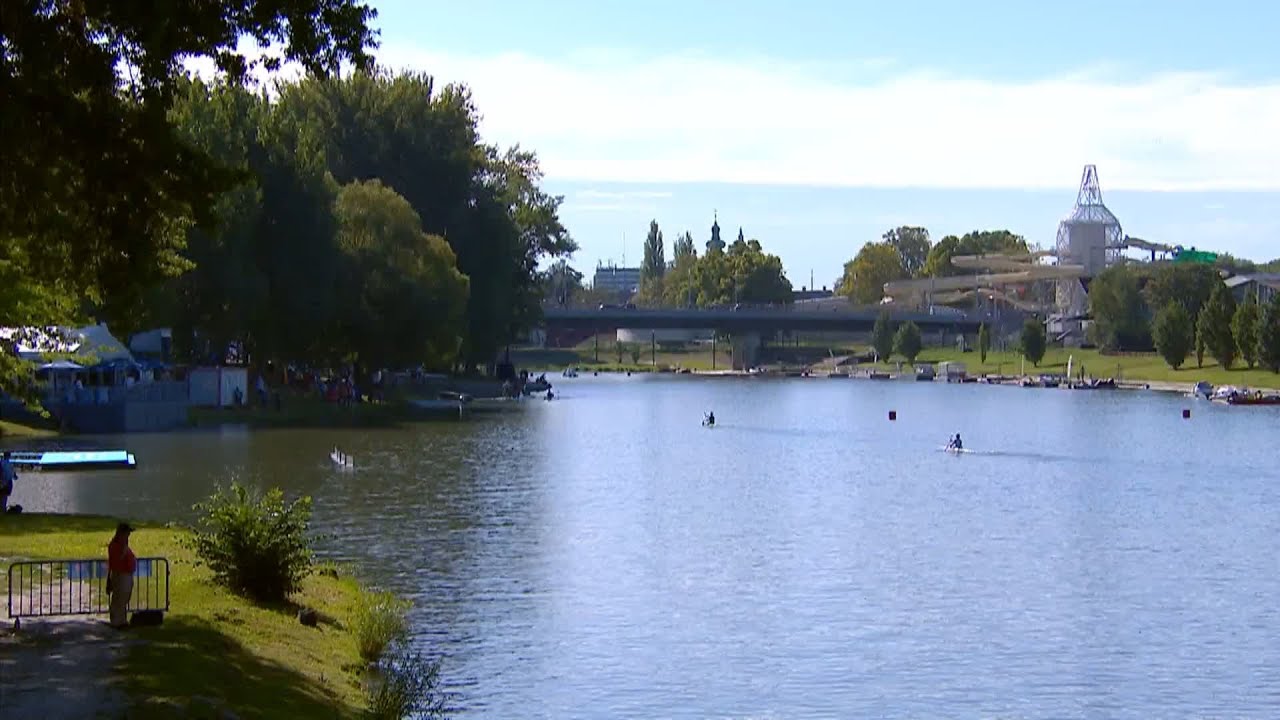 K1 Men Junior Short Distance - Heat 1 / 2025 ICF Canoe Marathon World Championships Gyor