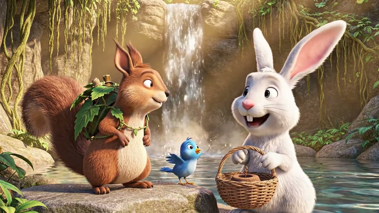 Summer Camp by the Singing Stream|squirrel