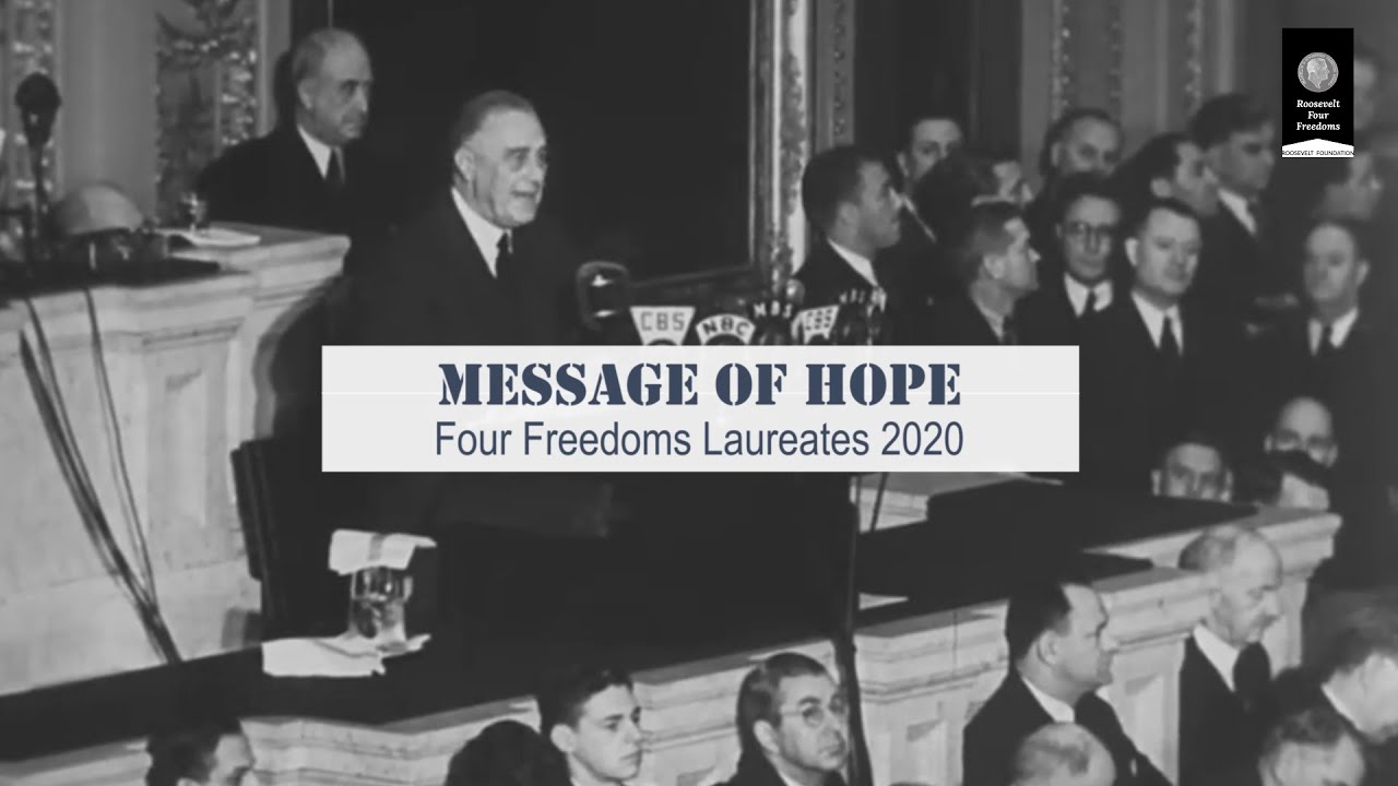 Message Of Hope - Laureates Four Freedoms Awards