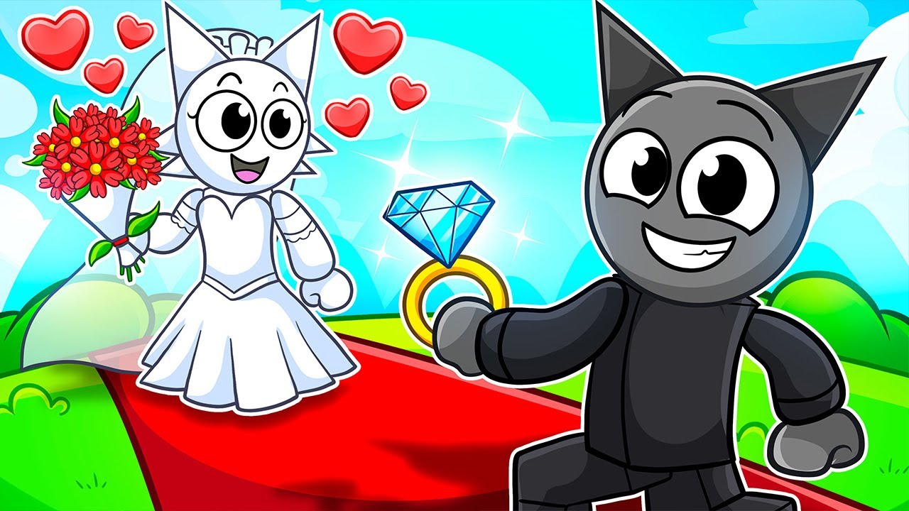 ¡Gray se CASÓ con la chica que le gustaba en Roblox!