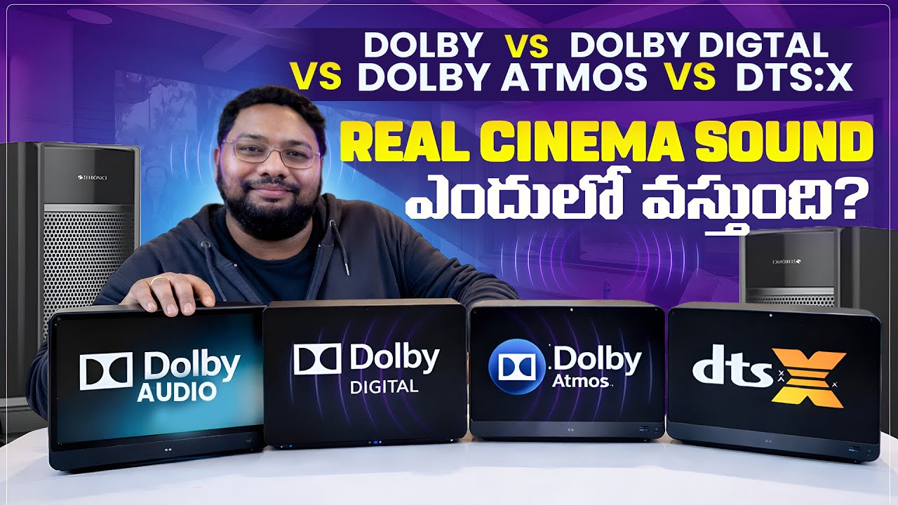 Dolby Audio vs Dolby Digital vs Dolby Atmos vs DTS:X 🔥Which is BEST for TV & Home Theater ?
