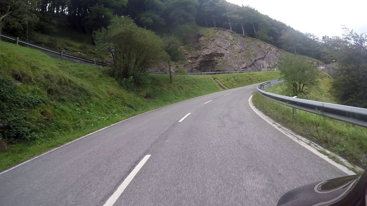 Spain on a Motorcycle - ride through the Urbasa y Andia Park