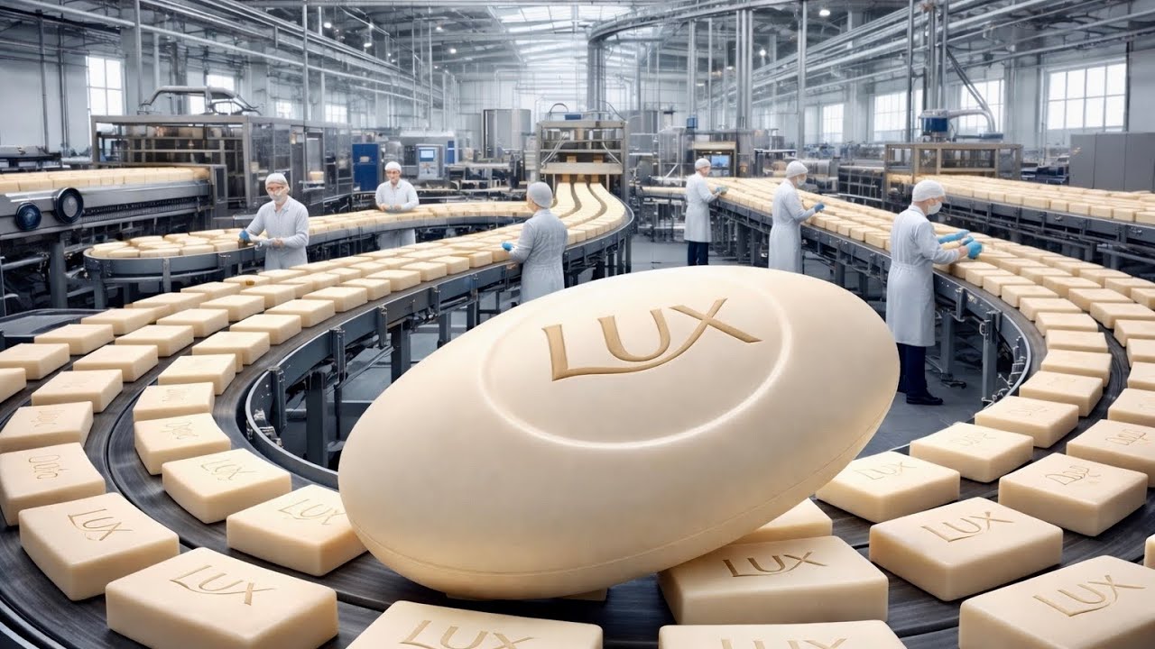 Inside a LUX Soap Factory | How LUX Soap Is Made Step by Step