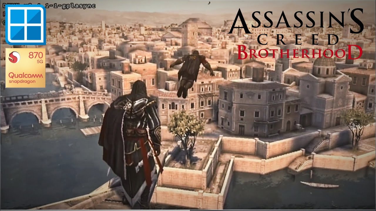 Assassin's Creed Brotherhood gameplay | Winlator Cmod v13.1 | Snapdragon 870 