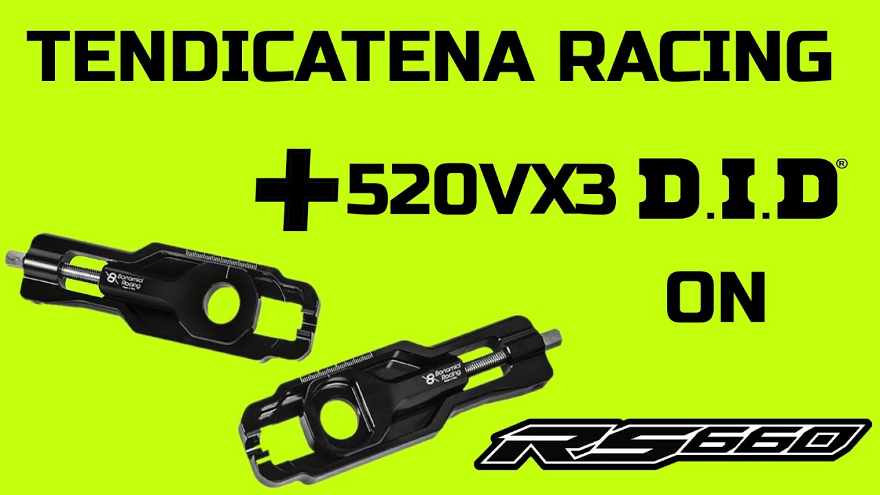 Addio catena originale Aprilia RS660 e benvenuti Tendicatena Evolution Italy
