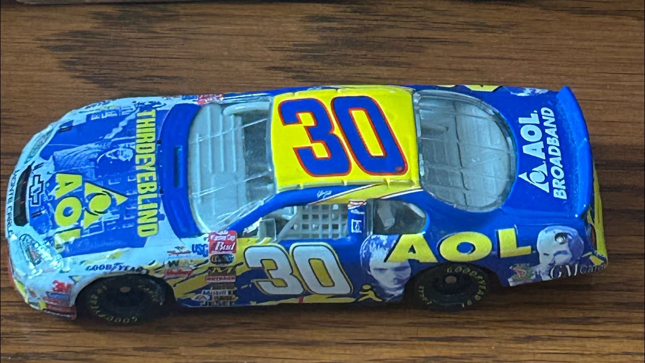 2003 Steve Park #30 AOL/ThirdEyeBlind (NWCS) Custom 1:64 Diecast Review!!!