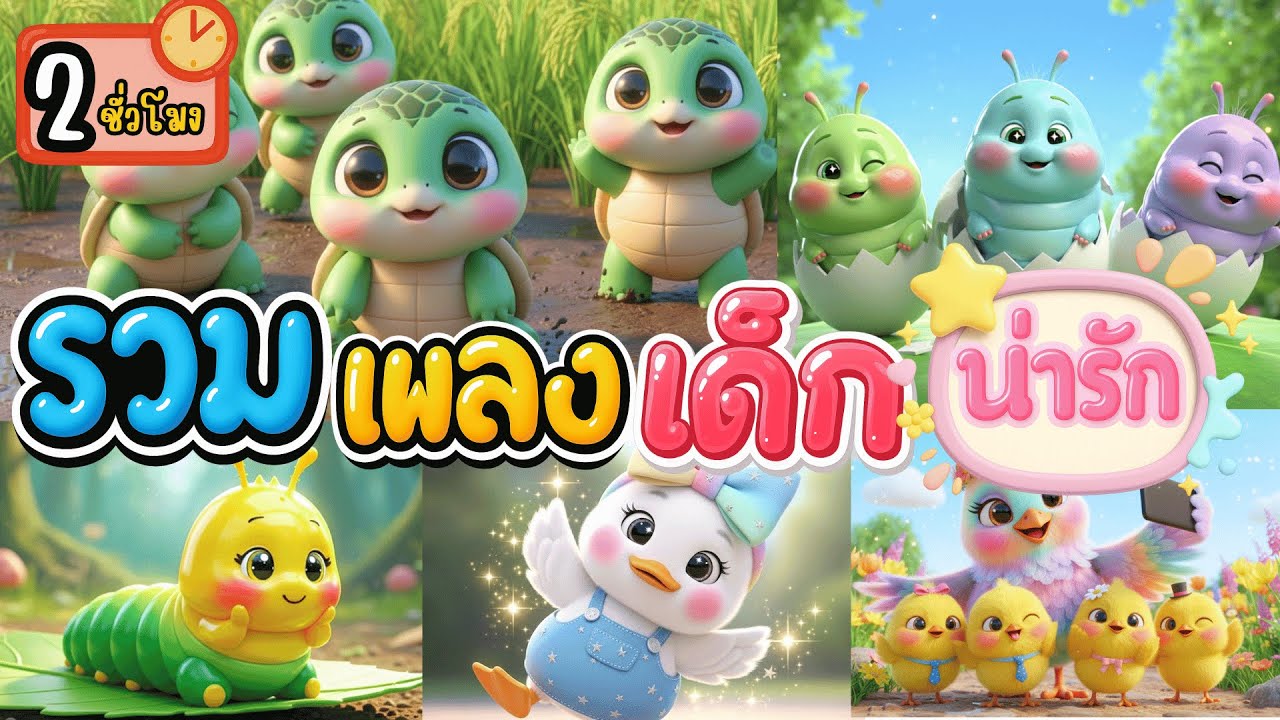 รวมเพลงเด็กน่ารักยาวๆ 2ชั่วโมง เปิดยาวๆเด็กชอบแน่นอน l โดยDoodeekids #เพลงเด็กยาวๆ #การ์ตูนเด็ก