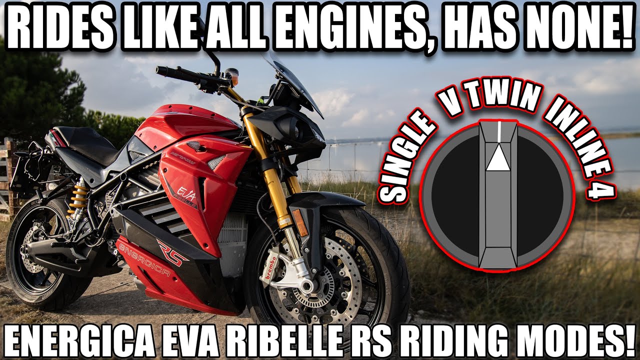 Rides like all Engines, Has NONE! | Energica Eva Ribelle RS | Riding modes!
