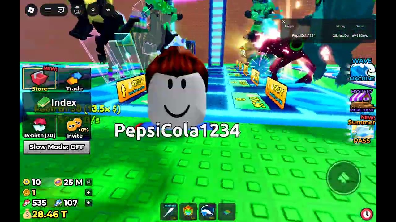 Ayo guys, I got the new paradox brainrot in Escape tsunami for brainrots (W update)