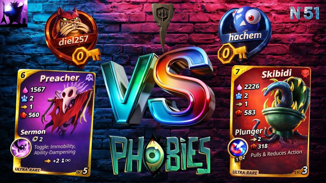 Skibidi ignores the dampening aura. | biel257 vs hachem №51 #phobies