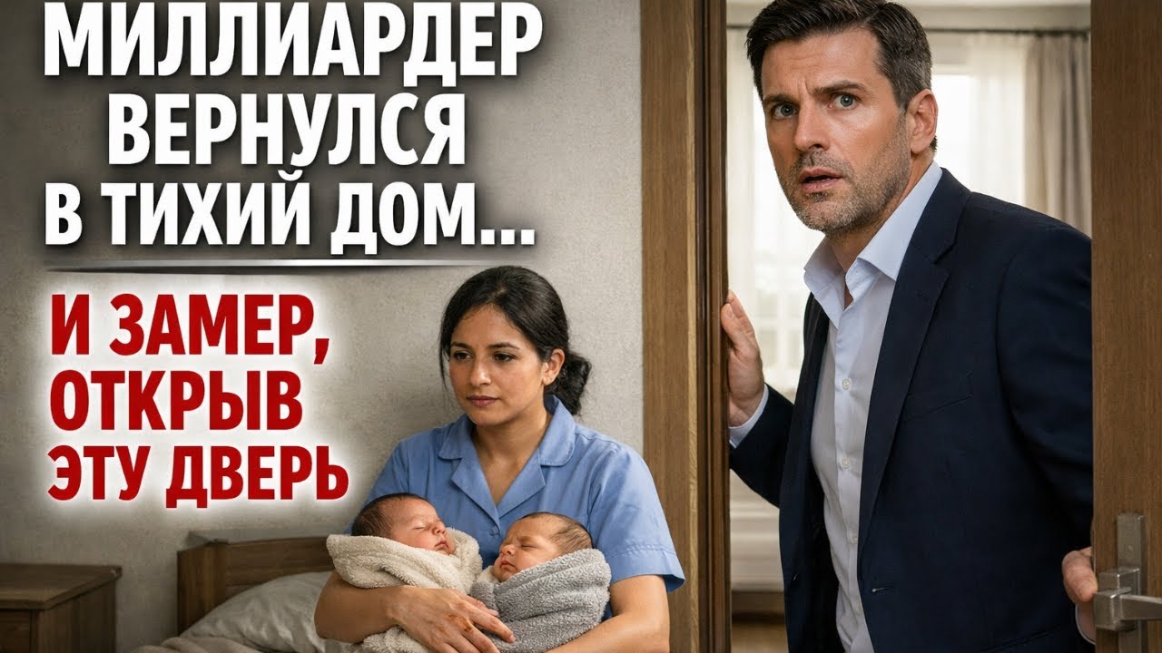 Он открыл дверь и понял всё история миллиардера, горничной и близнецов