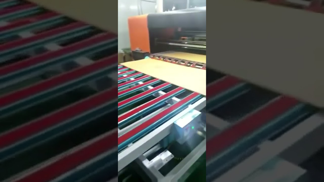 paper box carton box manufacturing and printing machine