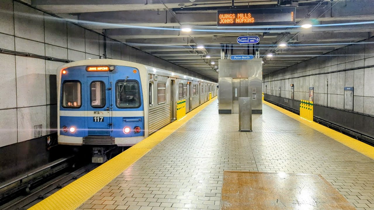 MTA Maryland: Baltimore Metro Subwaylink trains @ Penn North (10/5/2025)