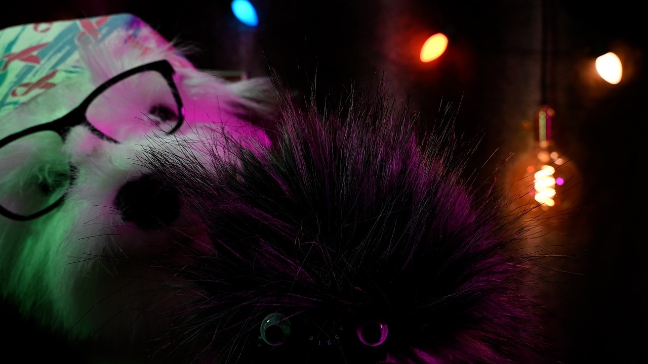 ASMR Fluffy Zoom Mic Scratching Deep Ear Attention with Positive Affirmations!