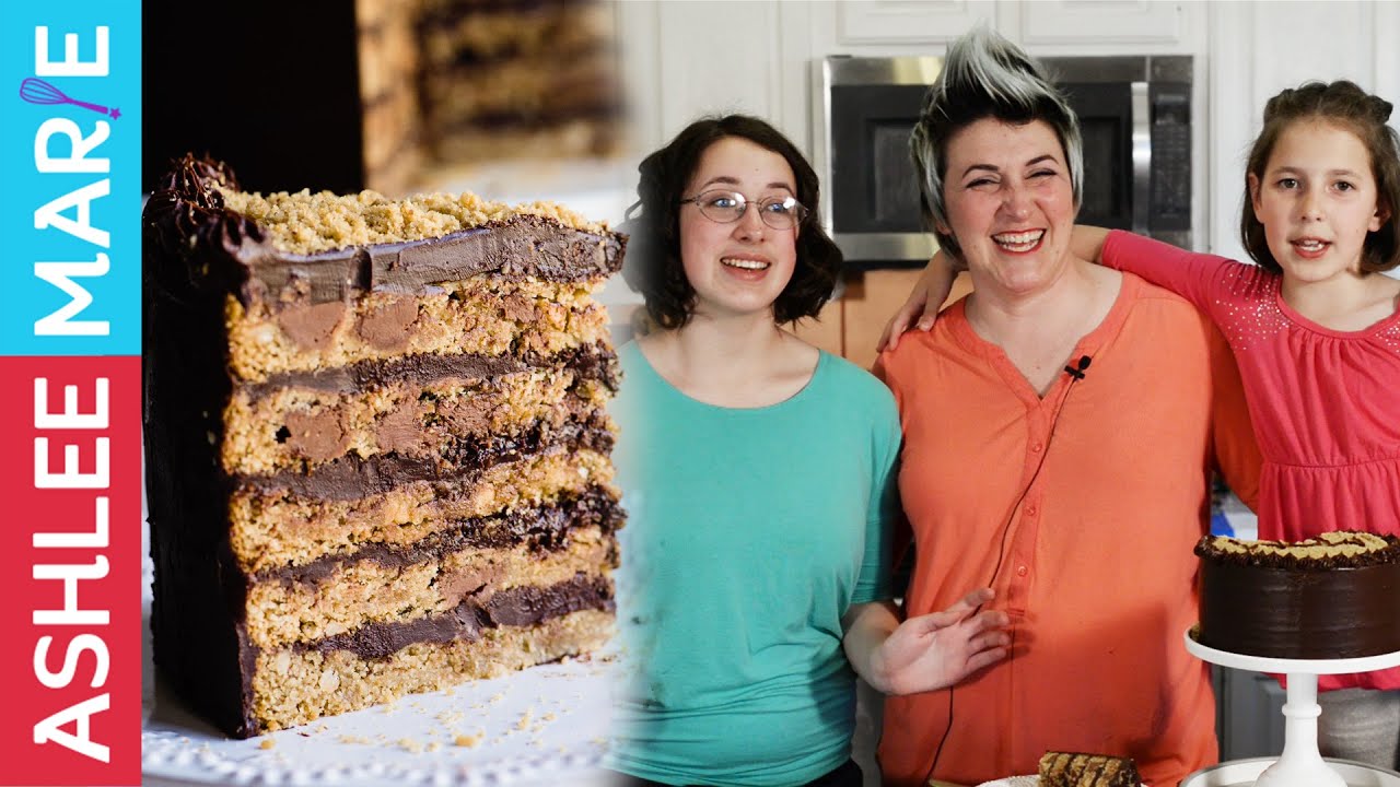 how to make a cookie cake - a mothers day treat